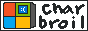 Pixel art of the Microsoft Smart Fridge with 'charbroil' written next to it